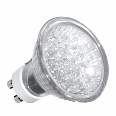 Imagem de Lâmpada Dicróica Mr16 Led Gu10 1W 18 Leds 220V Cor Da Luz Branco Quente