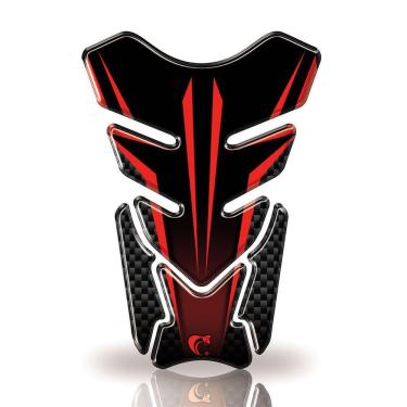 Imagem de Protetor De Tanque Adesivo Listra, Moto Honda, Yamaha E Suzuki Vermelho