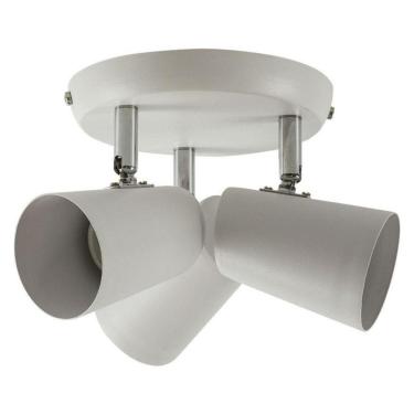Imagem de Spot De Sobrepor New Short Triplo Direcionável 3xmr16 Branco Llum