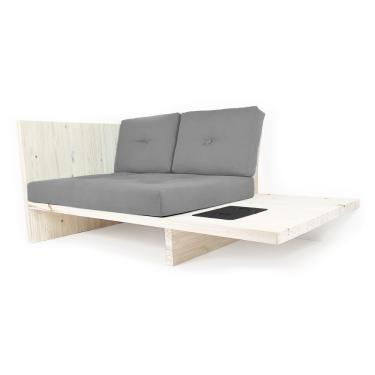 Imagem de Sofá 2 Lugares Londres Pinus Natural