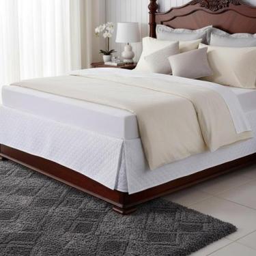 Imagem de Saia Box Queen Bene Casa Ultra Lisse Branca 158x198x35cm
