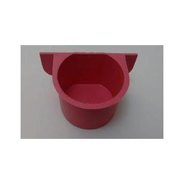 Imagem de Comedouro Sabiá com Aba - Diversas cores - Rosa - Injetfour, Rosa