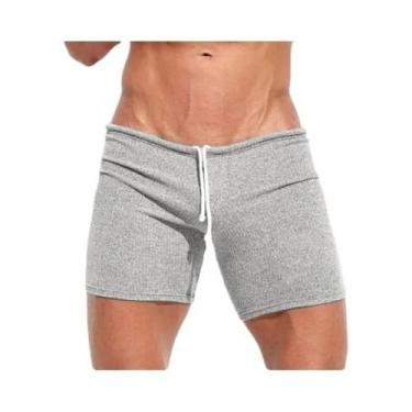 Imagem de Shorts De Natação Casuais Masculinos De Verão Respiráveis Com Cordão P