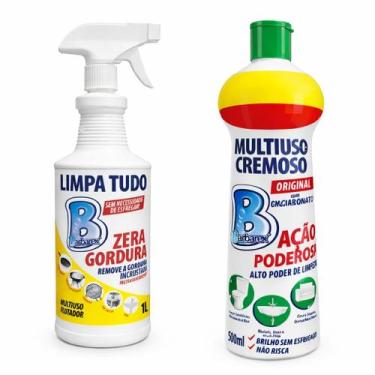 Imagem de Kit flotador 1l e multiuso cremoso 500ml removedor de manchas - BARBAR