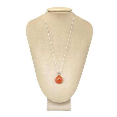 Imagem de Colar Prata 925 Cornalina Legítima Ponte Vecchio Joias