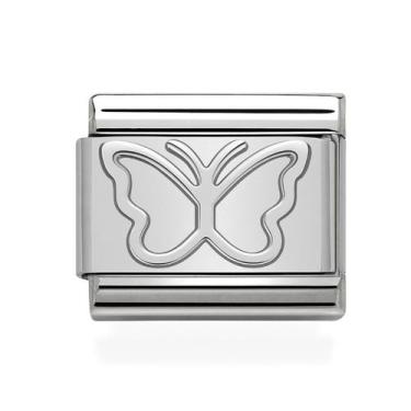Imagem de Charm em Aço Para Pulseira Italiana Cruz Borboleta Estrela - Lojas La&