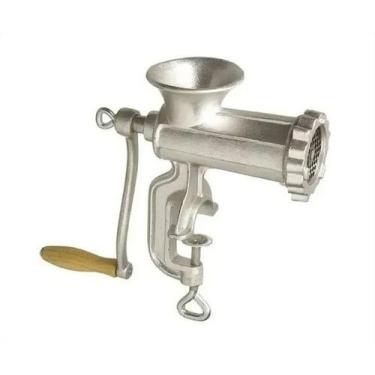 Imagem de Moedor Carne Manual Maquina Moer Picadora Boca 8 - 123 util