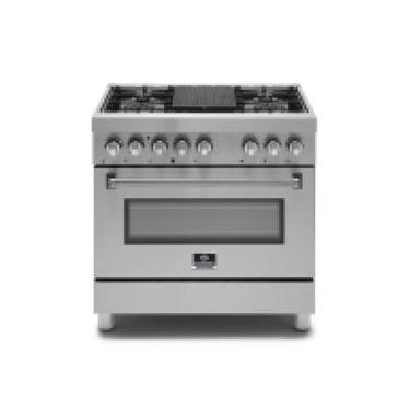 Imagem de FOGÃO ELETTROMEC  PROFESSIONAL GÁS/ELÉTRICO EM AÇO INOX 90CM 220V FGE-5Q-90-XP-2GMA 220V