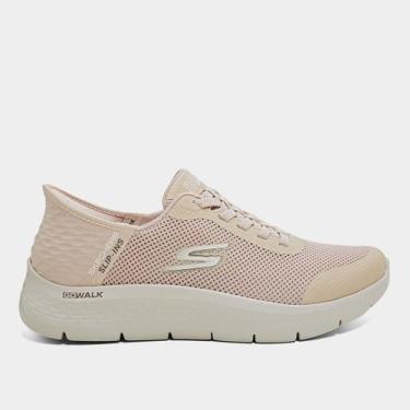 Imagem de Tênis Skechers Go Walk Flex Slip Ins Masculino, Bege, 40