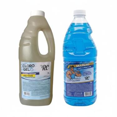 Imagem de Limpador Desengordurante Multiuso Ricardão 2L RC + Cloro Desinfestante