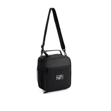 Imagem de Lancheira Térmica Juvenil Escolar Faculdade Trabalho Denlex, Preta