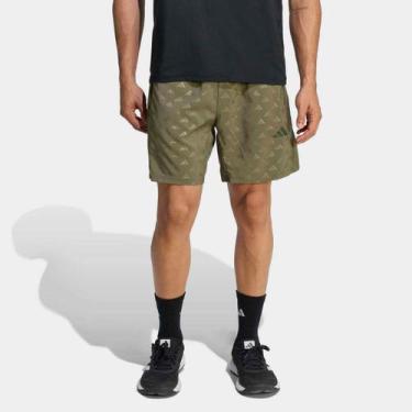 Imagem de Shorts Adidas Treino Masculino, Verde, GG