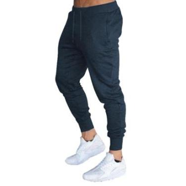 Imagem de Calça de Moletom Masculina Plus size Jogger Fit Básica-Masculino