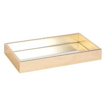 Imagem de Bandeja Espelhada Retangular de Plastico 26x14 - Art House