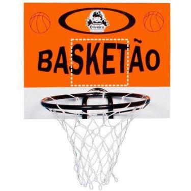 Imagem de Tabela de Basquete em Madeira 39 Cm Basketão - Brinquedos Oliveira