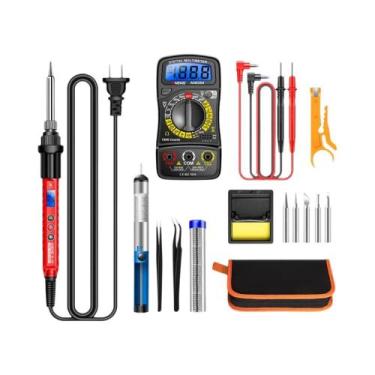 Imagem de Ferro De Solda Elétrico ANENG 60W Com Temperatura Ajustável SL106, Dis