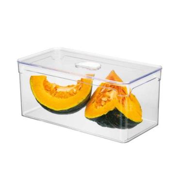 Imagem de Organizador Com Tampa Com Respiro 5,0 Litros Organiza Geladeira Multiu