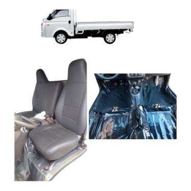 Imagem de Forro Assoalho Em Vinil + Capa Banco Kia Bongo K2500 - MANOS TAPETES