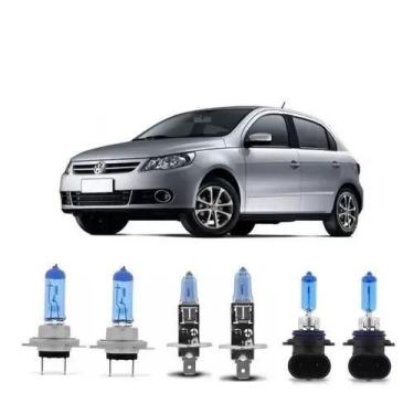 Imagem de Kit Lampada Super Branca Gol Voyage Saveiro G5 Efeito Xenon - TIGER