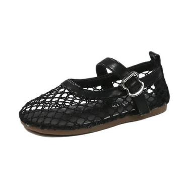 Imagem de Sapatos Casuais Para Meninas, Respiráveis, Estilo Princesa, Solado Mac