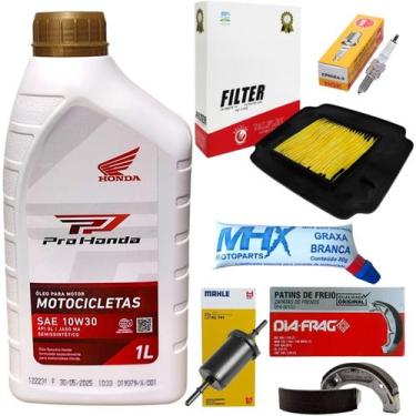 Imagem de Filtros, Óleo, Lona, Vela, Graxa Biz 125 2011 Até 2022 - Valflex
