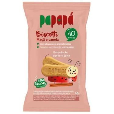 Imagem de Biscoito Biscotti Maça e Canela 60g - Papapá