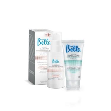 Imagem de Kit Clareador Facial Sérum e Esfoliante facial Depil Bella