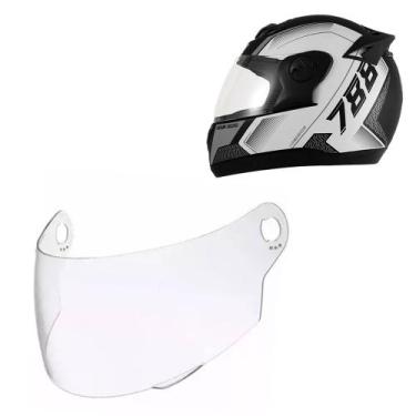 Imagem de Viseira Cristal Capacete Pro Tork Evolution 788 - Polivisor - Poliviso