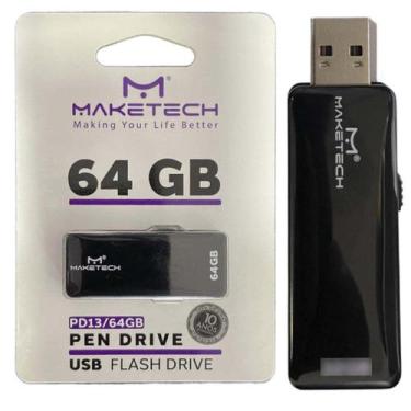 Imagem de Pen Drive 64GB Usb Flash Disk 2.0 Prático Maketech PD13/64