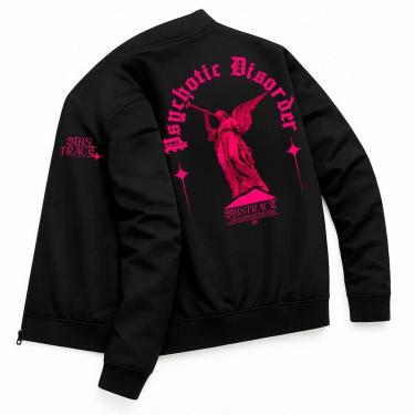 Imagem de Jaqueta Bomber Esportiva Abstract Trace Trumpet Angel Street Arte Fitness-Unissex