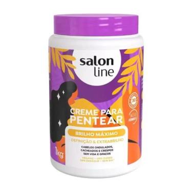 Imagem de Creme Para Pentear Hidratação Brilho Máximo 1kg Salon Line
