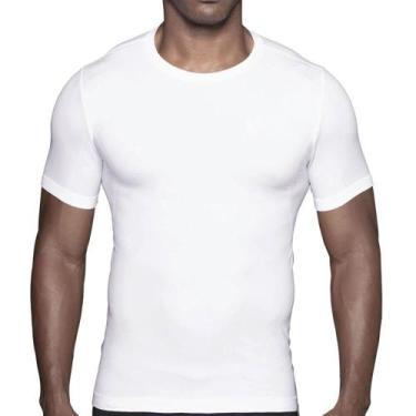Imagem de Camiseta Térmica Masculina Lupo 70040-001 Alta Compressão, Branco, GG
