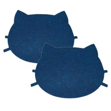 Imagem de Arranhador para Gatos Adesivo de Carpete Gatinho KITx2 - StilloPet, Az