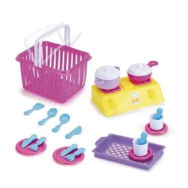Imagem de Brinquedo Infantil Fogão E Acessórios Cozinha Monte Líbano