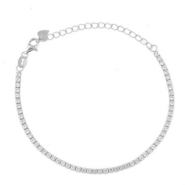Imagem de Pulseira Bracelete Riviera Feminina Banho De Ródio Prata 925 - DR Joia
