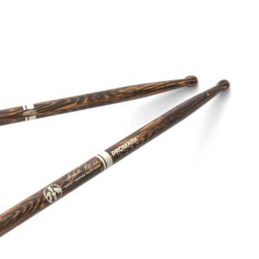 Imagem de Baqueta Caixa Marcial Byos Hickory (Par) ProMark FireGrain F035 - PROM