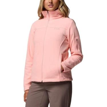 Imagem de Jaqueta Fleece Columbia Feminina Fast Trek II Rosa, G, Rosa claro