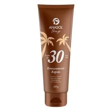 Imagem de Loção Bronzeadora FPS 30, Anasol 120g