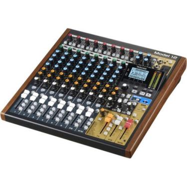 Imagem de Mesa de som tascam model 12 gravador e interface de áudio