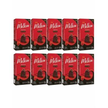 Imagem de Kit 10x200g Chocolate em Pó Harald 100% Cacau Puro Sem Açúcar Confeita