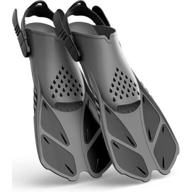 Imagem de Snorkel Fins Greatever, fivelas ajustáveis, salto aberto, adulto