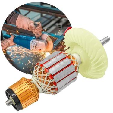 Imagem de Induzido Rotor Esmerilhadeira Lixadeira Bosch Gws 22-180 / 22-230 / Gw