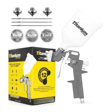 Imagem de Pistola de Pintura por Gravidade Titanium 600ml com Bicos In
