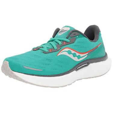 Imagem de Saucony Tênis de corrida feminino Triumph 19, Jade, 35