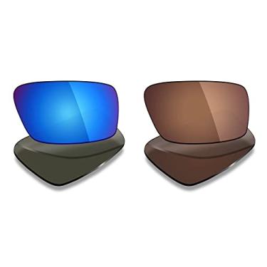 Imagem de 2 pares de lentes polarizadas de substituição da Mryok para óculos de sol Oakley Twitch – Opções