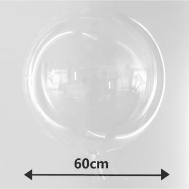 Imagem de BALÃO BUBBLE TRANSPARENTE 24" (60 cm) - 1 unidade