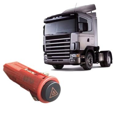 Imagem de Interruptor Botão Pisca Alerta Para Scania S4 Serie 4 124