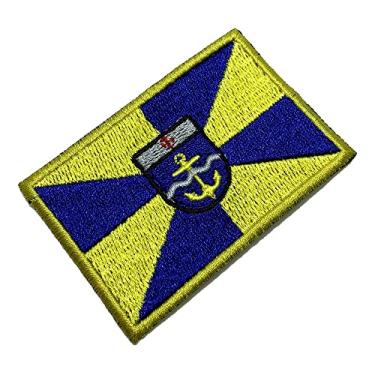 Imagem de BCBRSCT001 Bandeira Itajaí Brasil Bordado Termo Adesivo