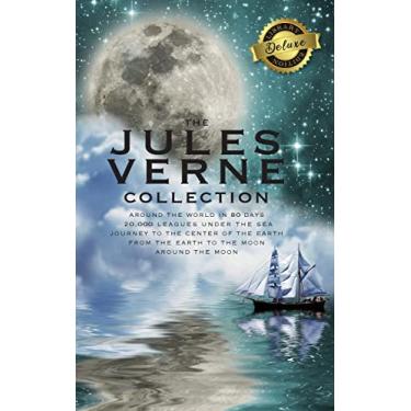 Imagem de The Jules Verne Collection (5 Books in 1) Around the World in 80 Days, 20,000 Leagues Under the Sea, Journey to the Center of the Earth, From the ... Around the Moon (Deluxe Library Edition)