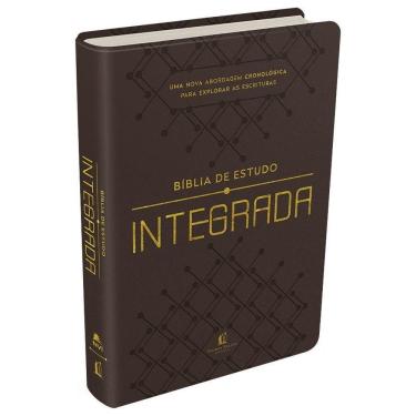 Imagem de Bíblia De Estudo Integrada - NVI - Couro Soft Marrom